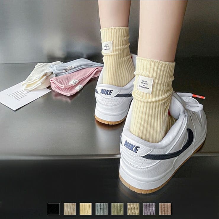 パステルカラーリブソックス | VIVIAN COLLECTION | 詳細画像1