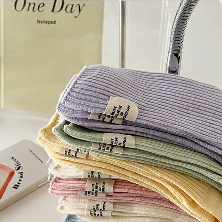 パステルカラーリブソックス | VIVIAN COLLECTION | 詳細画像2