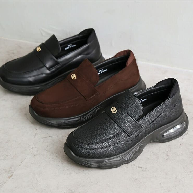 エアー底ゴールドモチーフスニーカーローファー | VIVIAN COLLECTION | 詳細画像5 