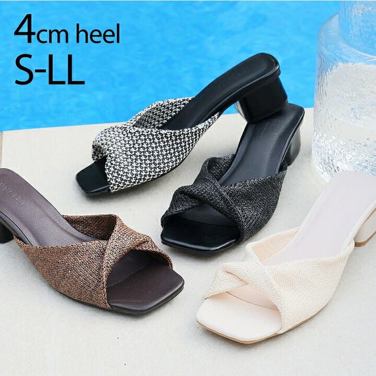 ツイストデザインミュールサンダル | VIVIAN COLLECTION | 詳細画像1 