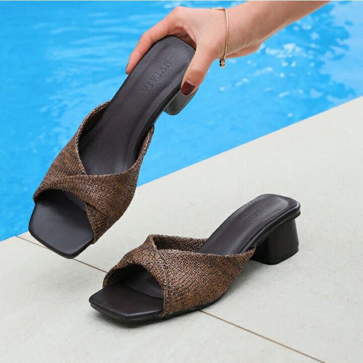 ツイストデザインミュールサンダル | VIVIAN COLLECTION | 詳細画像14 