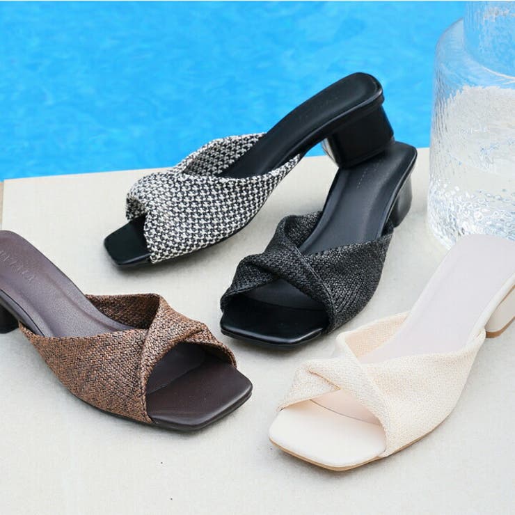 ツイストデザインミュールサンダル | VIVIAN COLLECTION | 詳細画像5 