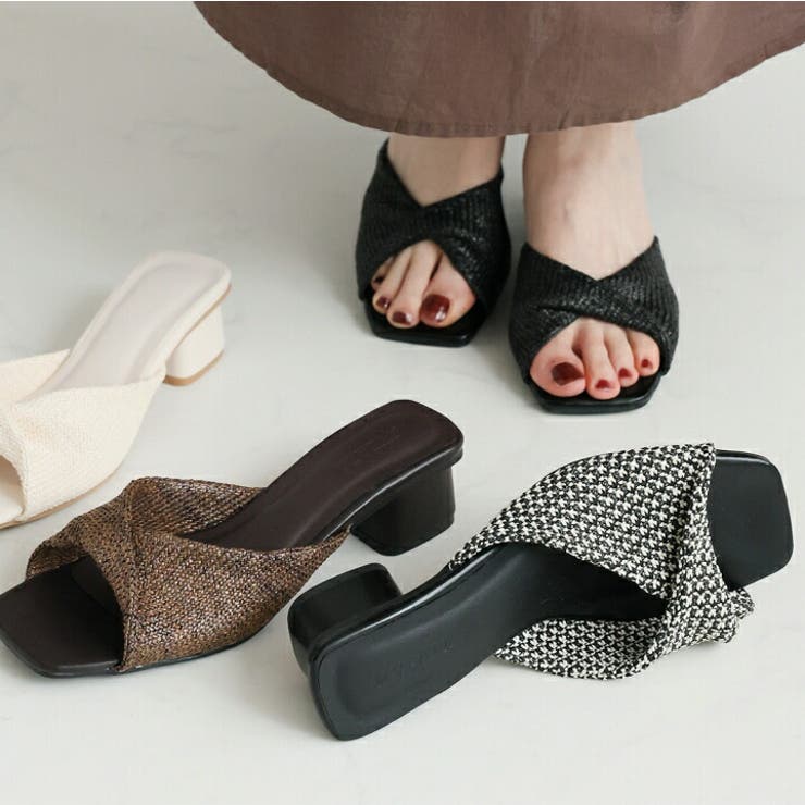 ツイストデザインミュールサンダル | VIVIAN COLLECTION | 詳細画像6 