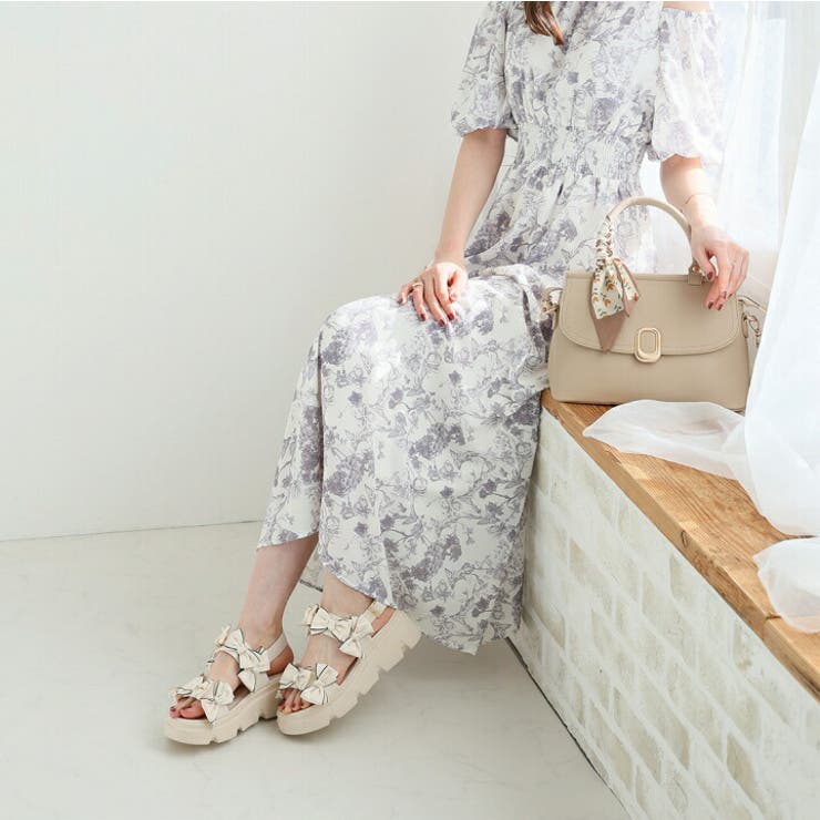 メニーリボン厚底スポーツサンダル | VIVIAN COLLECTION | 詳細画像16 