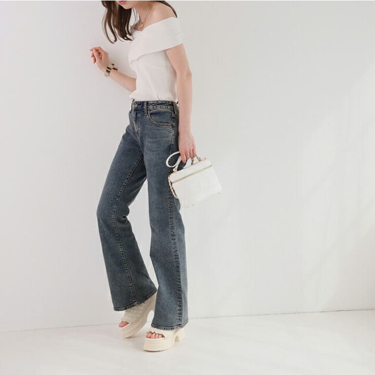 フリルギャザー厚底プラットフォームミュールサンダル | VIVIAN COLLECTION | 詳細画像12 