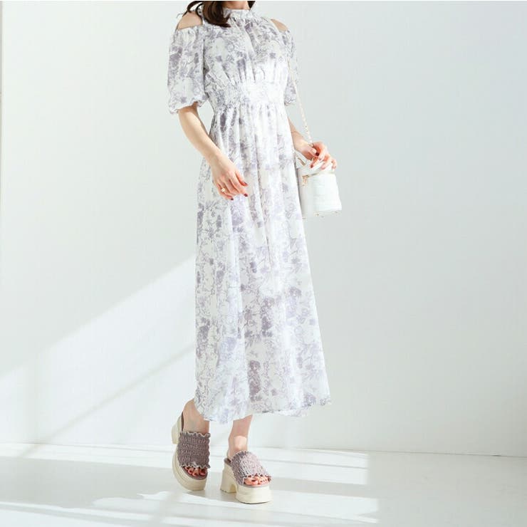 フリルギャザー厚底プラットフォームミュールサンダル | VIVIAN COLLECTION | 詳細画像17 