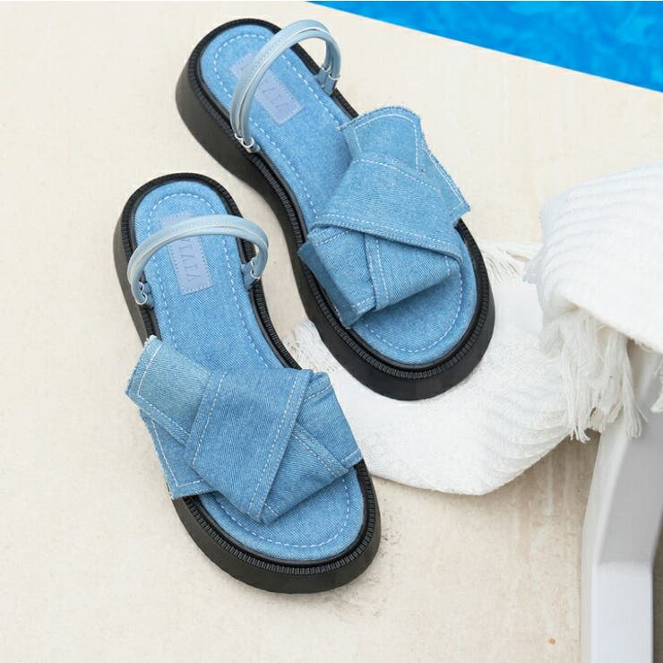 2WAY厚底ノットデザインサンダル | VIVIAN COLLECTION | 詳細画像15 