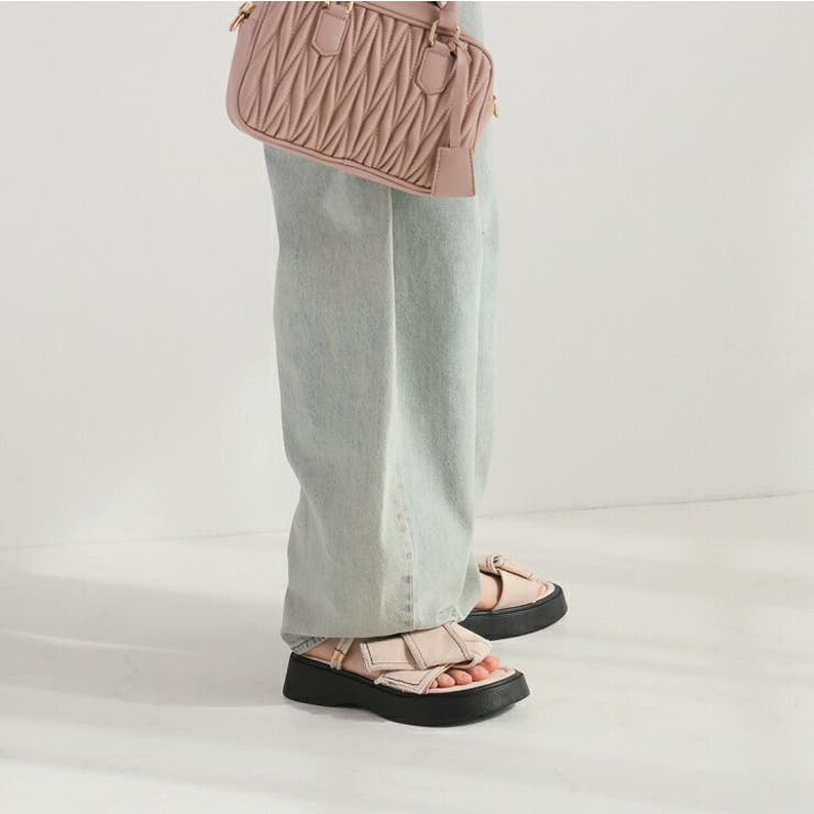 2WAY厚底ノットデザインサンダル | VIVIAN COLLECTION | 詳細画像16 