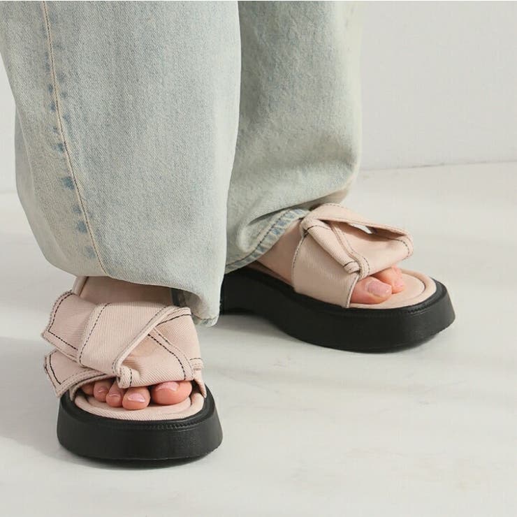 2WAY厚底ノットデザインサンダル | VIVIAN COLLECTION | 詳細画像17 