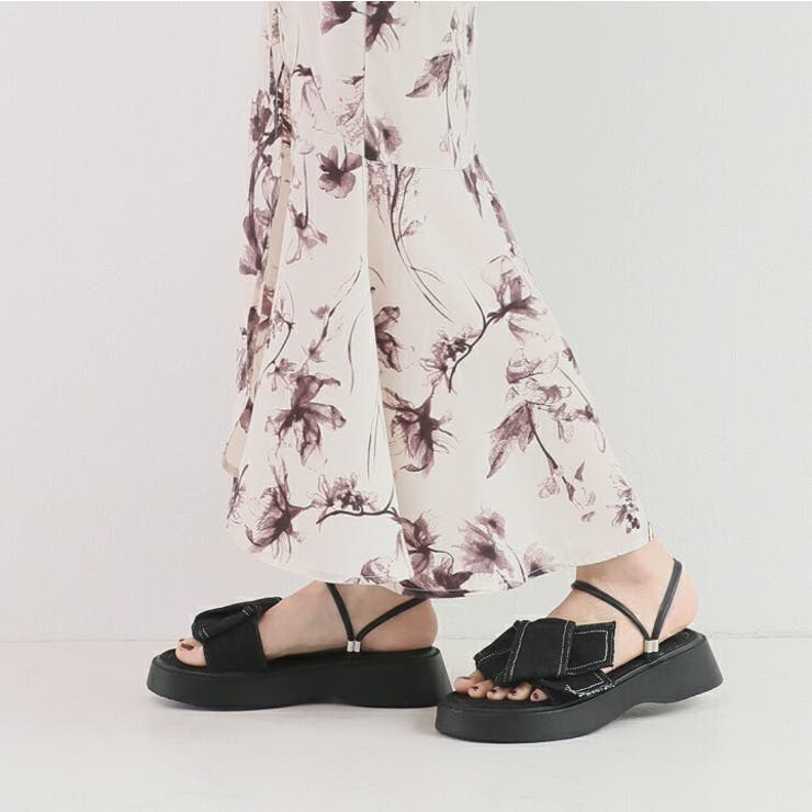 2WAY厚底ノットデザインサンダル | VIVIAN COLLECTION | 詳細画像6 