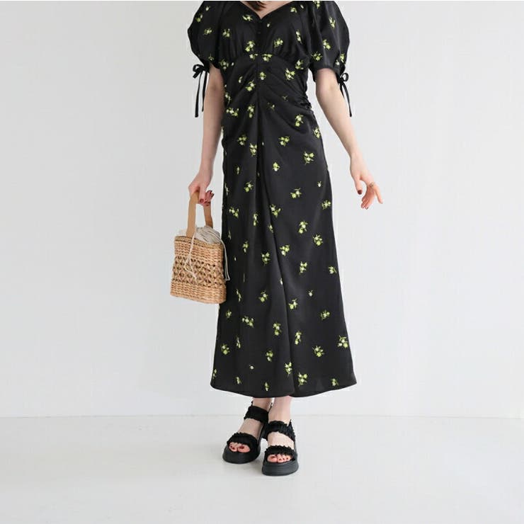 フリルギャザー厚底サンダル | VIVIAN COLLECTION | 詳細画像9 