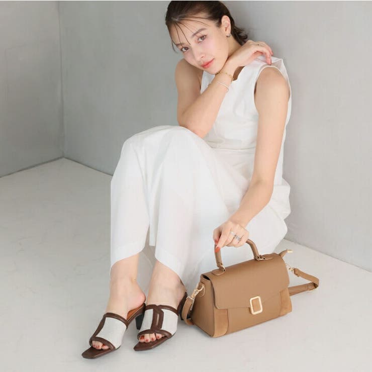 カットアウト異素材コンビミュールサンダル | VIVIAN COLLECTION | 詳細画像13 