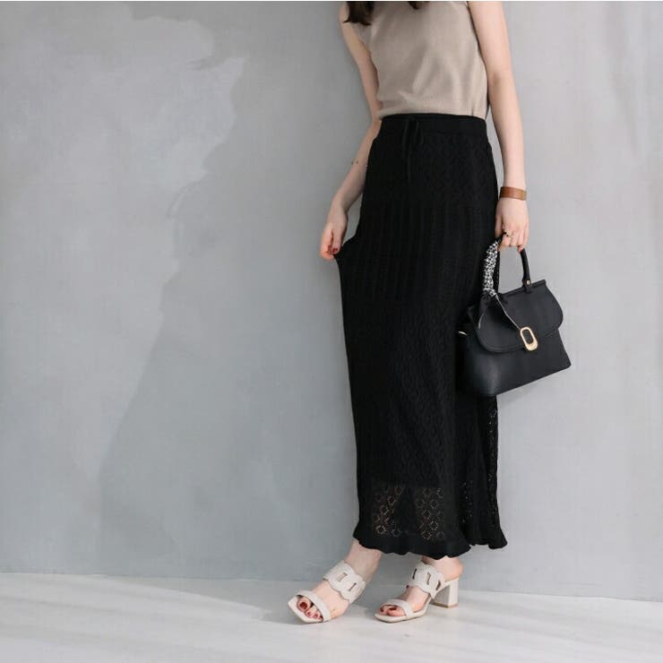 スクエアトゥカットワークミュールサンダル | VIVIAN COLLECTION | 詳細画像14 