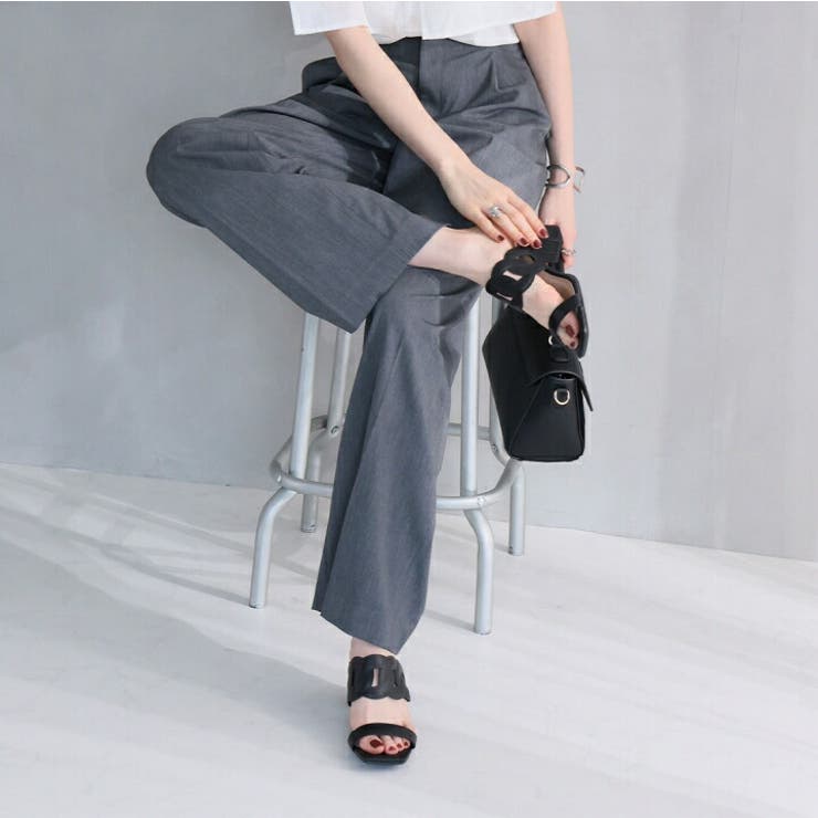 スクエアトゥカットワークミュールサンダル | VIVIAN COLLECTION | 詳細画像8 