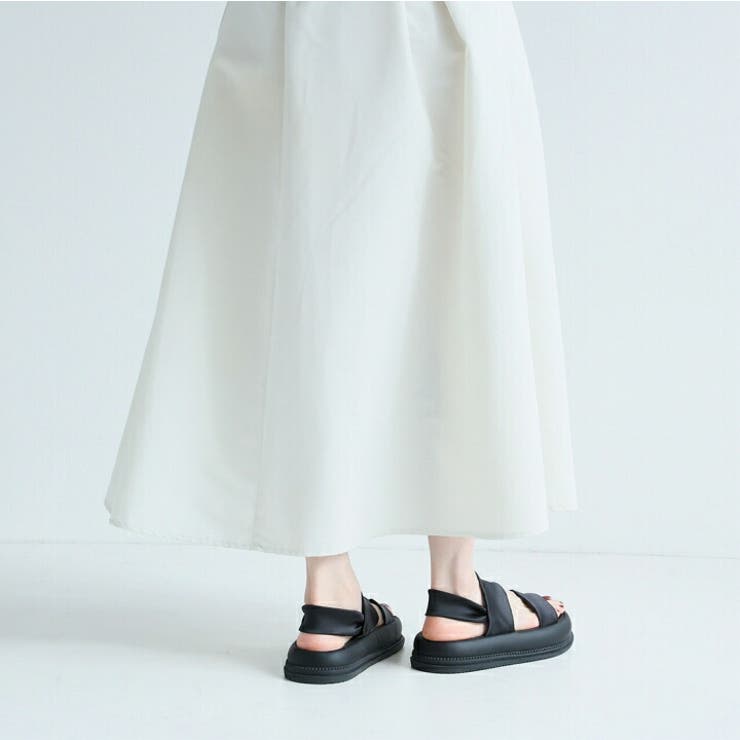 履きごこちやみつき感激 ストレッチダブルベルト厚底サンダル | VIVIAN COLLECTION | 詳細画像11 