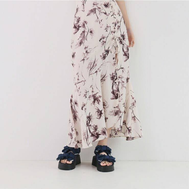 ダブルビッグリボン厚底サンダル | VIVIAN COLLECTION | 詳細画像13 