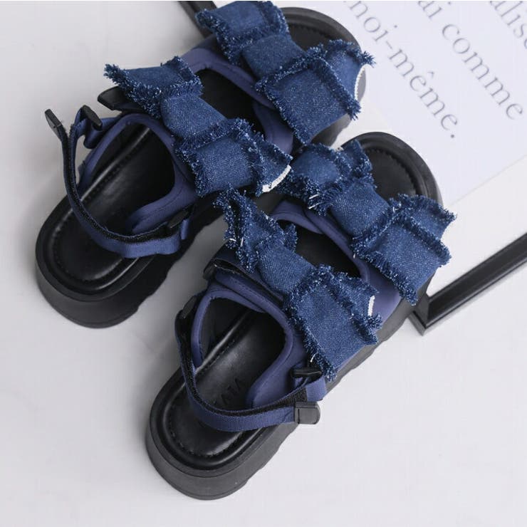 ダブルビッグリボン厚底サンダル | VIVIAN COLLECTION | 詳細画像6 