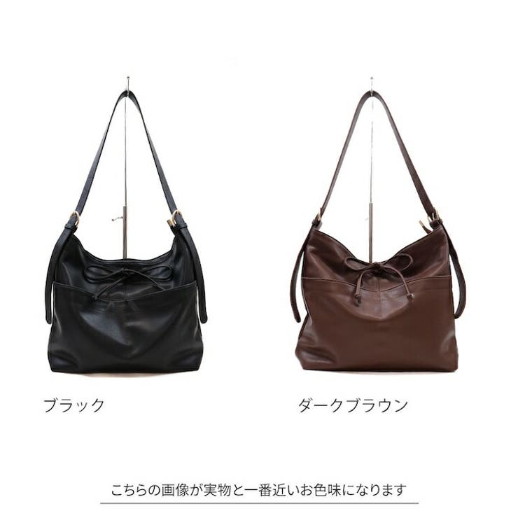 ソフトドローストリングリボンワンショルダー | VIVIAN COLLECTION | 詳細画像2 