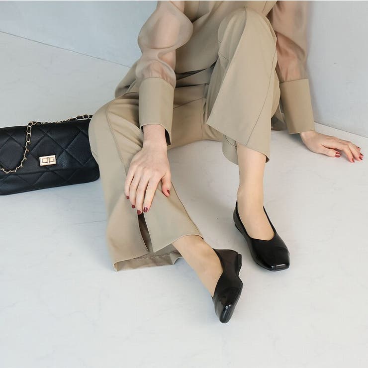 異素材バイカラーフラットパンプス | VIVIAN COLLECTION | 詳細画像20 