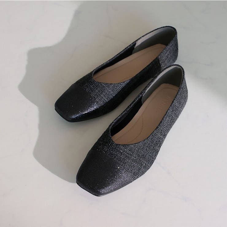 異素材バイカラーフラットパンプス | VIVIAN COLLECTION | 詳細画像6 