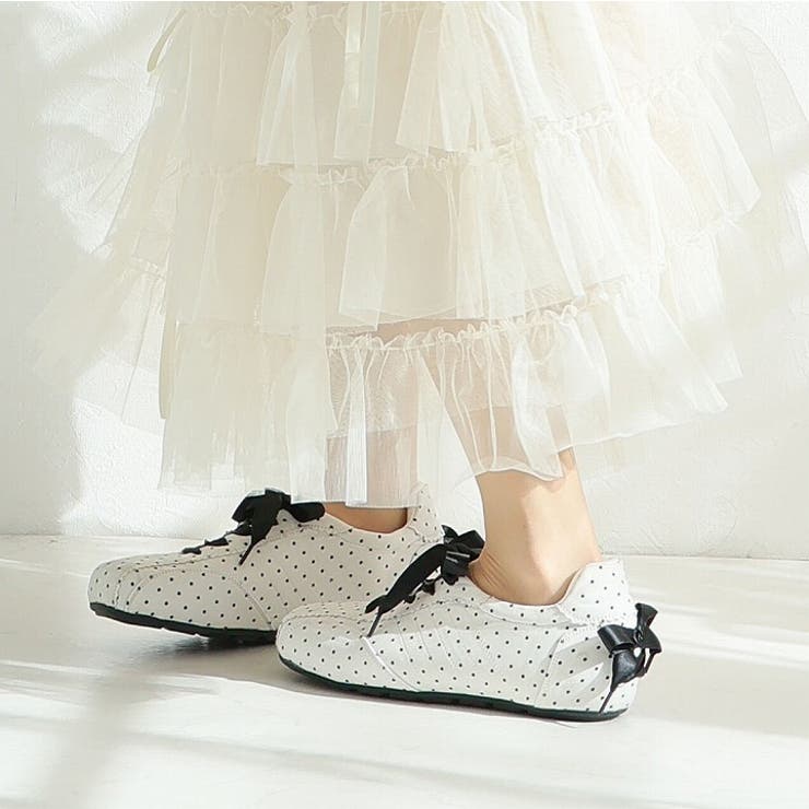 レースアップバレリーナスニーカー | VIVIAN COLLECTION | 詳細画像17 