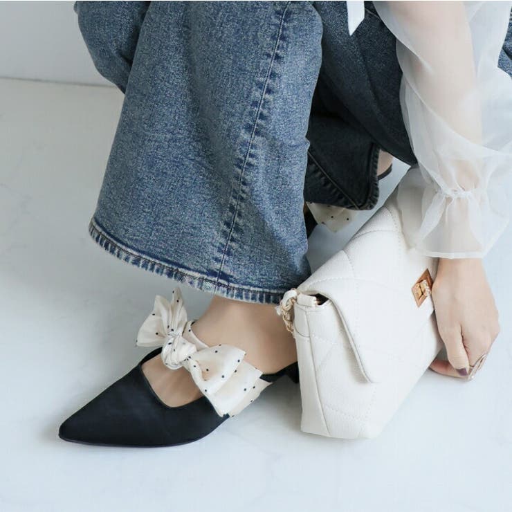 リボンミュールパンプス | VIVIAN COLLECTION | 詳細画像16 