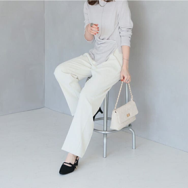 サイドリボンニットスリングバックパンプス | VIVIAN COLLECTION | 詳細画像9 