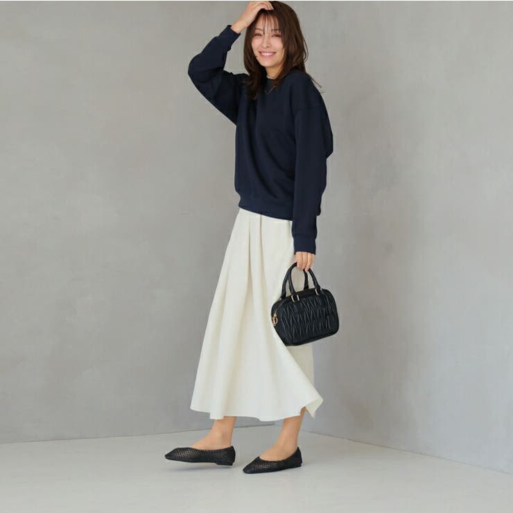 サッ！と履けるシアーラフィアメッシュフラットシューズ | VIVIAN COLLECTION | 詳細画像8 