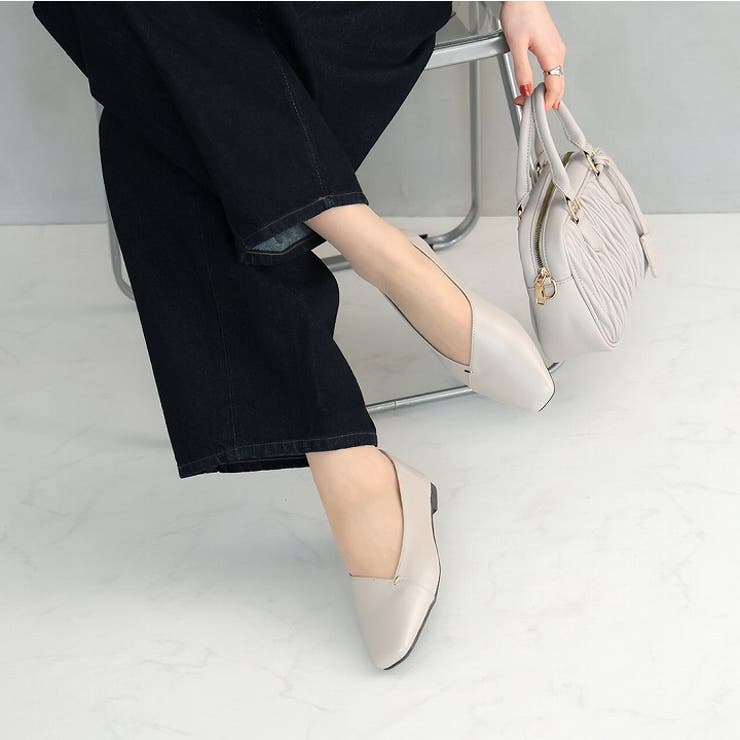 ふわやわゴールドアクセントフラットシューズ | VIVIAN COLLECTION | 詳細画像16 