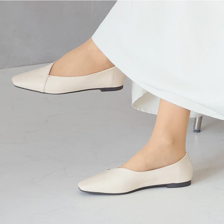 ふわやわゴールドアクセントフラットシューズ | VIVIAN COLLECTION | 詳細画像20 