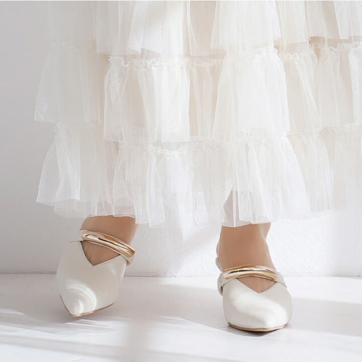 ゴールドモチーフミュールパンプス | VIVIAN COLLECTION | 詳細画像13 