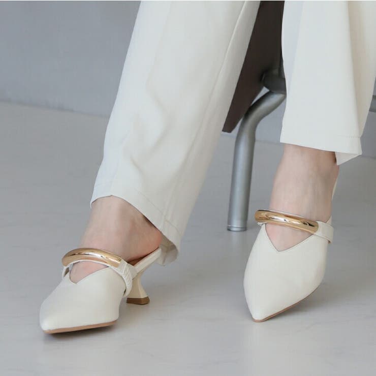 ゴールドモチーフミュールパンプス | VIVIAN COLLECTION | 詳細画像15 