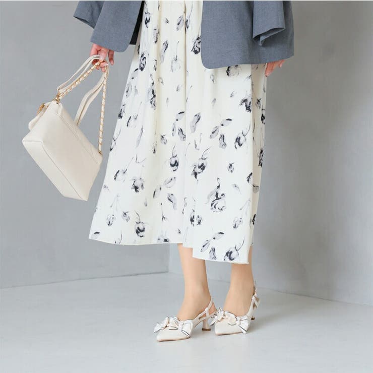 メニーリボンスリングバックパンプス | VIVIAN COLLECTION | 詳細画像16 