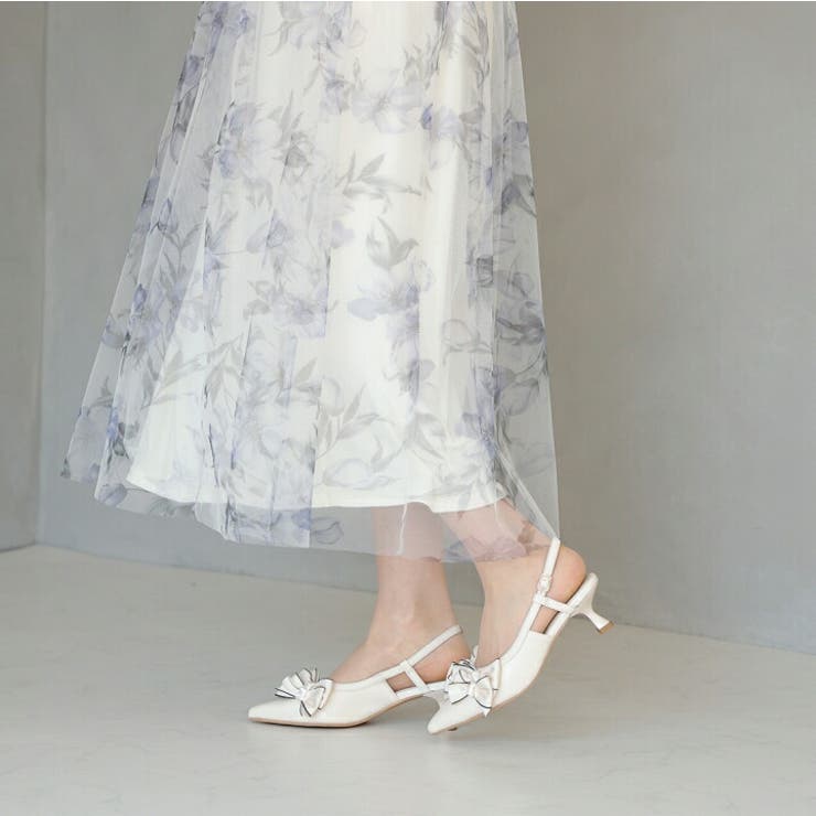 メニーリボンスリングバックパンプス | VIVIAN COLLECTION | 詳細画像18 