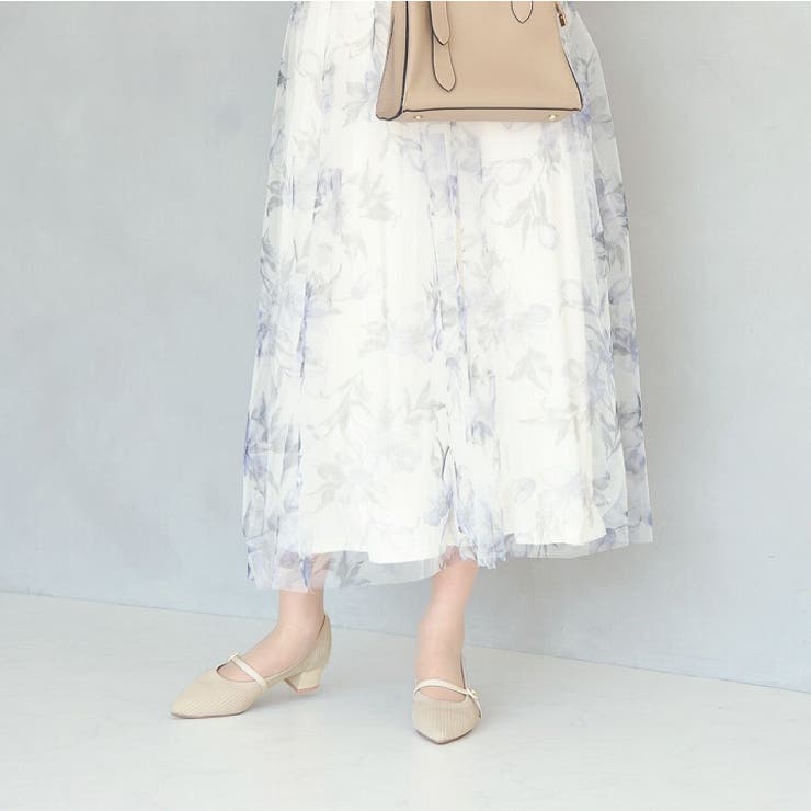 履きごこちやみつき感激 ポインテッドトゥメリージェーン4cmヒールニットパンプス | VIVIAN COLLECTION | 詳細画像20 