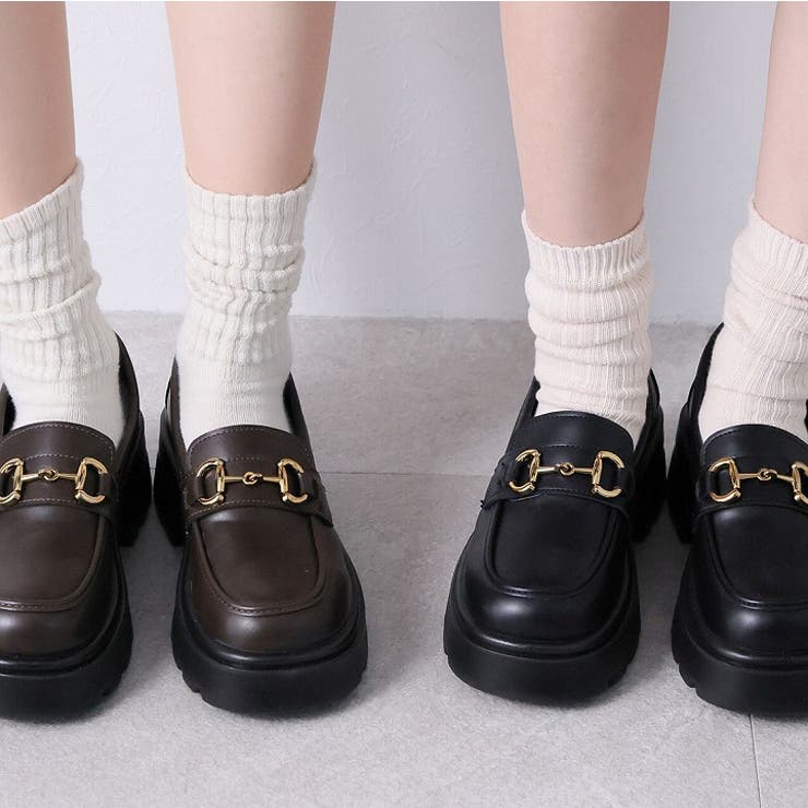 厚底トラックソールビット付きローファー | VIVIAN COLLECTION | 詳細画像5 