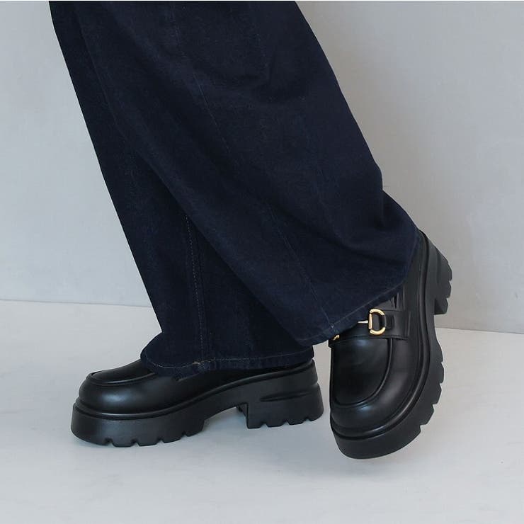 厚底トラックソールビット付きローファー | VIVIAN COLLECTION | 詳細画像7 