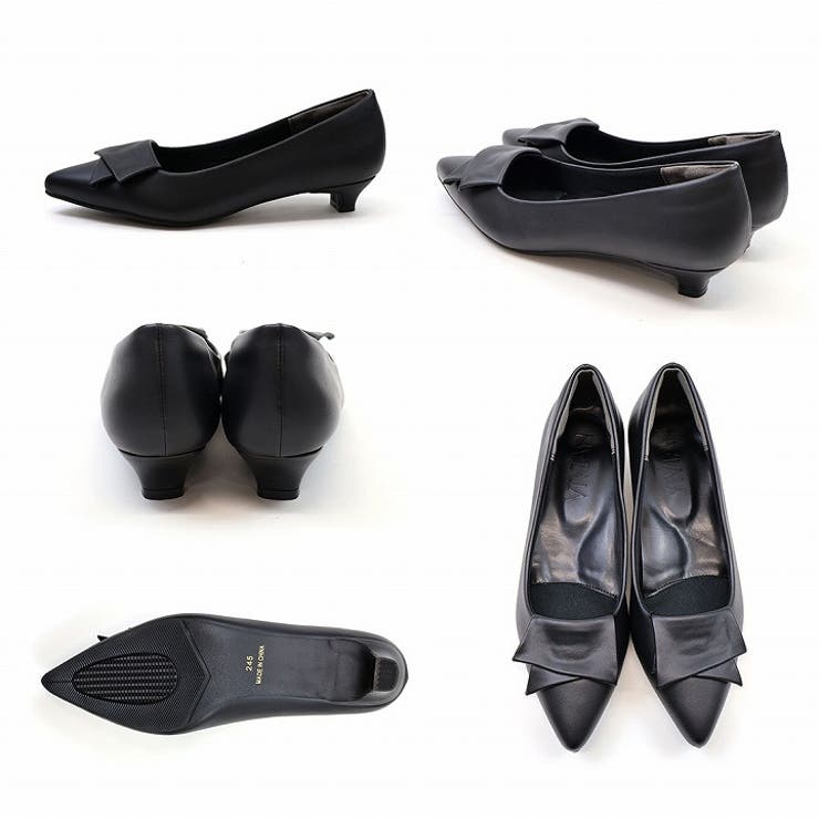 履きごこちやみつき感激 ポインテッドトゥフラップリボン3cmヒールパンプス | VIVIAN COLLECTION | 詳細画像12 