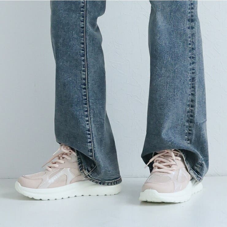 香る底ラメメッシュレースアップスニーカー | VIVIAN COLLECTION | 詳細画像16 