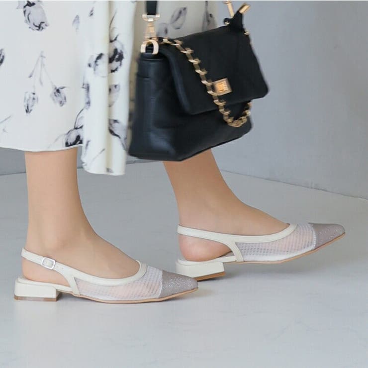 シアーバイカラースリングバックパンプス | VIVIAN COLLECTION | 詳細画像15 