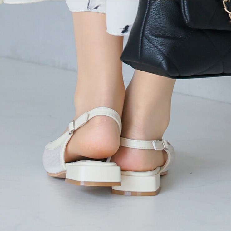 シアーバイカラースリングバックパンプス | VIVIAN COLLECTION | 詳細画像16 