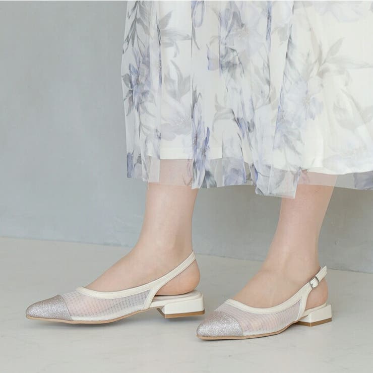 シアーバイカラースリングバックパンプス | VIVIAN COLLECTION | 詳細画像19 