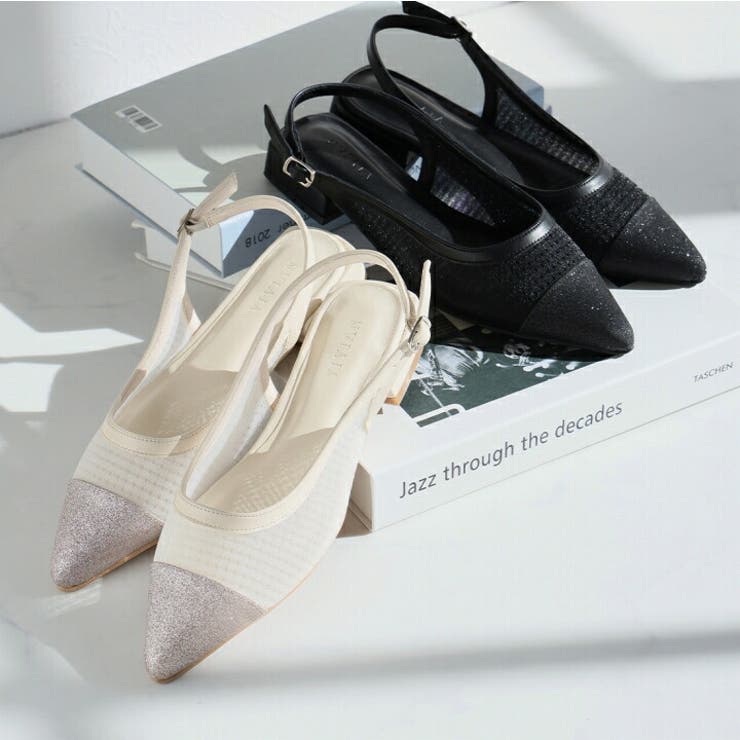 シアーバイカラースリングバックパンプス | VIVIAN COLLECTION | 詳細画像5 