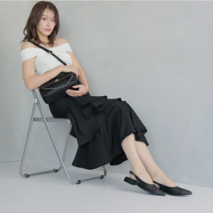 シアーバイカラースリングバックパンプス | VIVIAN COLLECTION | 詳細画像7 