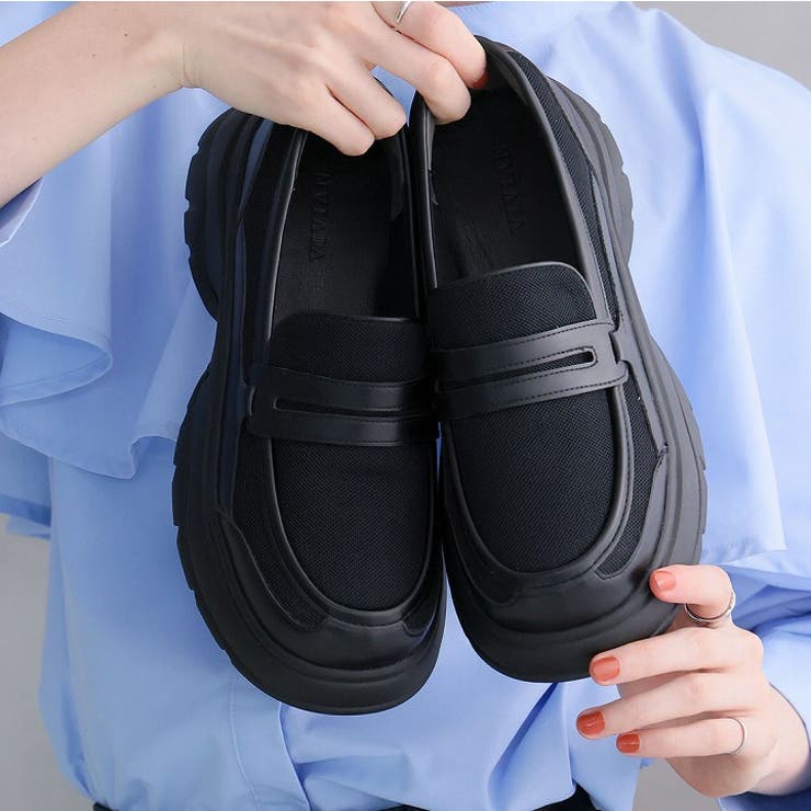 厚底メッシュスニーカーローファー | VIVIAN COLLECTION | 詳細画像12 