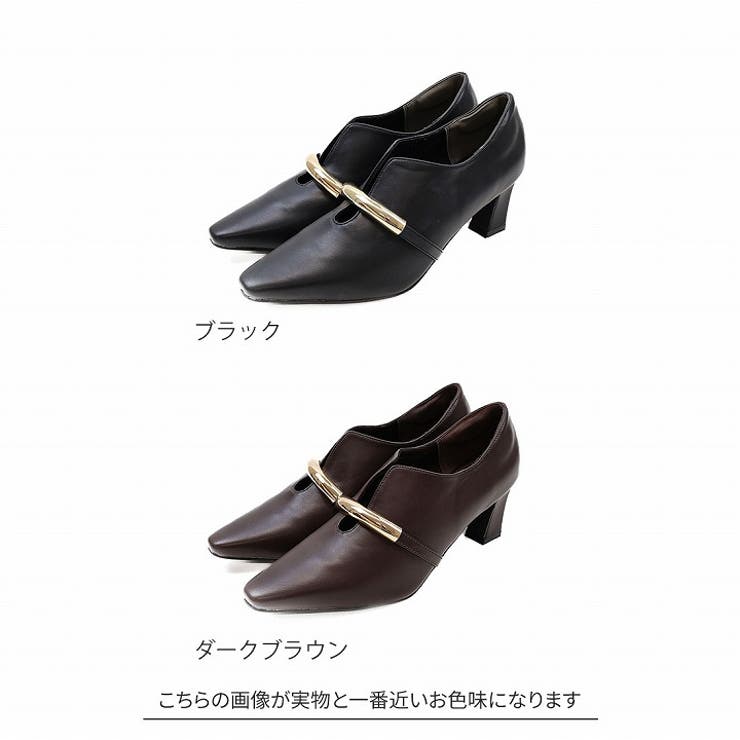 スリットデザインゴールドモチーフパンプス | VIVIAN COLLECTION | 詳細画像3 