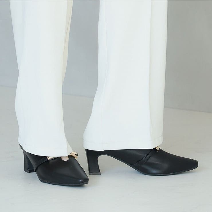 スリットデザインゴールドモチーフパンプス | VIVIAN COLLECTION | 詳細画像12 