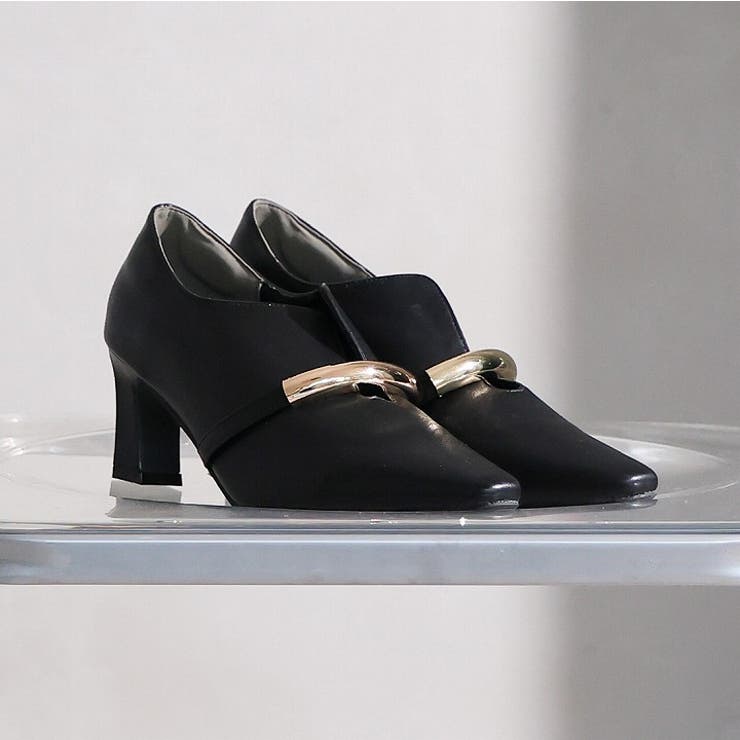 スリットデザインゴールドモチーフパンプス | VIVIAN COLLECTION | 詳細画像15 