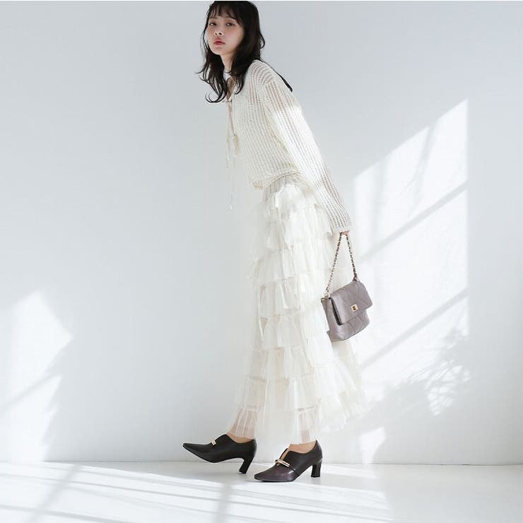 スリットデザインゴールドモチーフパンプス | VIVIAN COLLECTION | 詳細画像16 