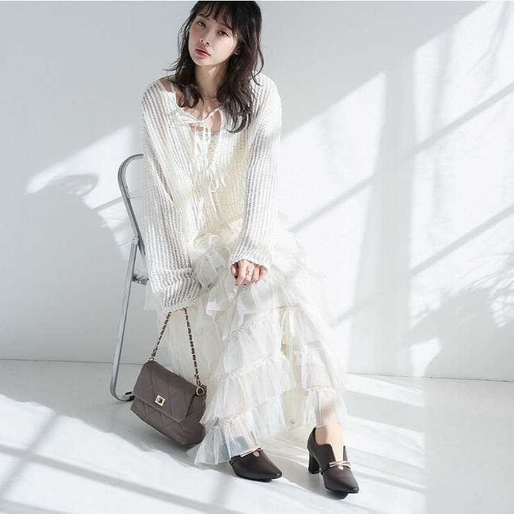 スリットデザインゴールドモチーフパンプス | VIVIAN COLLECTION | 詳細画像17 